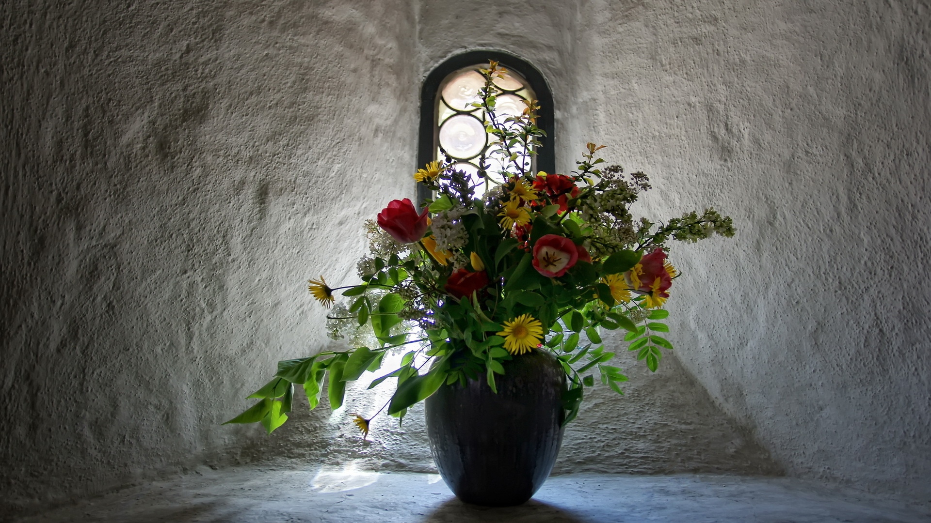 Bouquet Hd Flower Vase - HD Wallpaper 