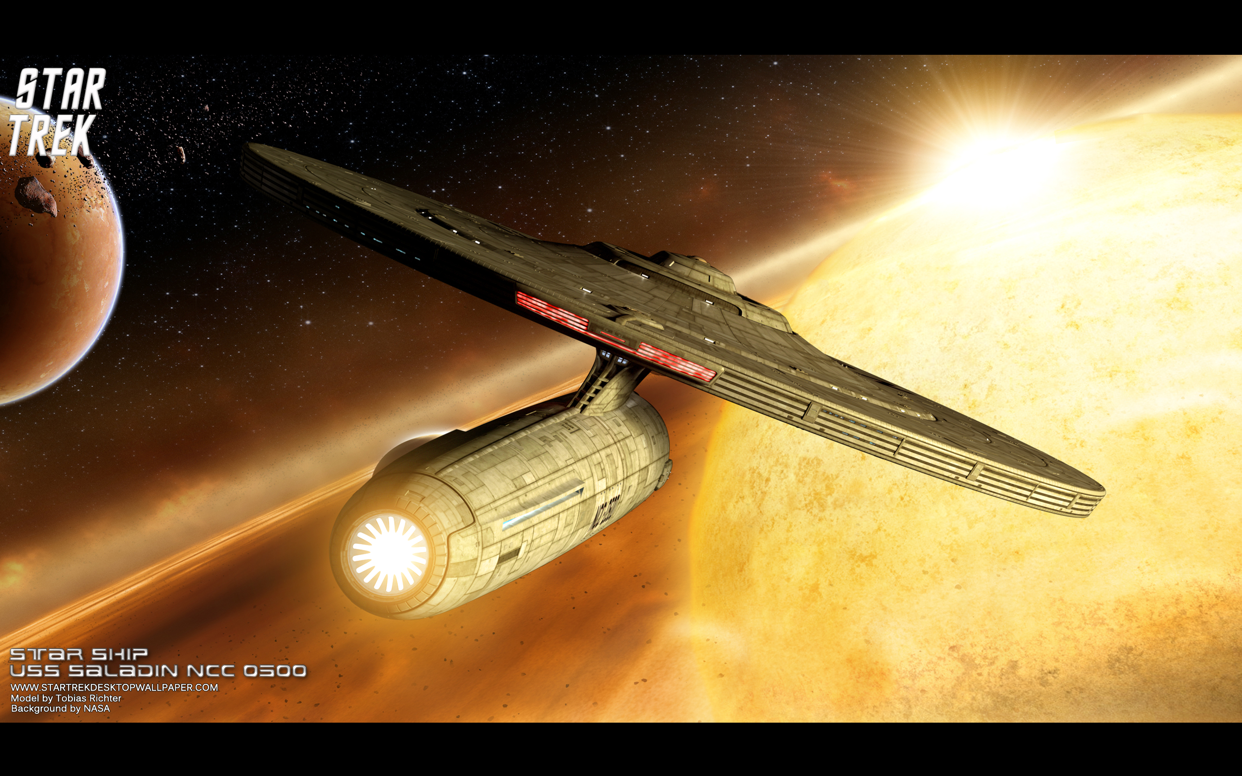 Star Trek Star Ship Uss Saladin Ncc - Star Trek Uss Saladin - HD Wallpaper 