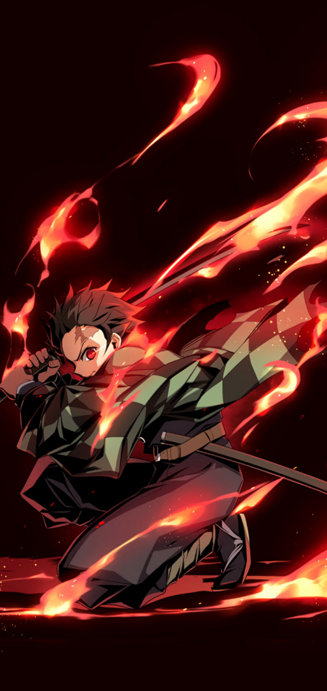 Tanjirou Kamado, Kimetsu No Yaiba, 4k, - Demon Slayer Wallpaper Phone - HD Wallpaper 