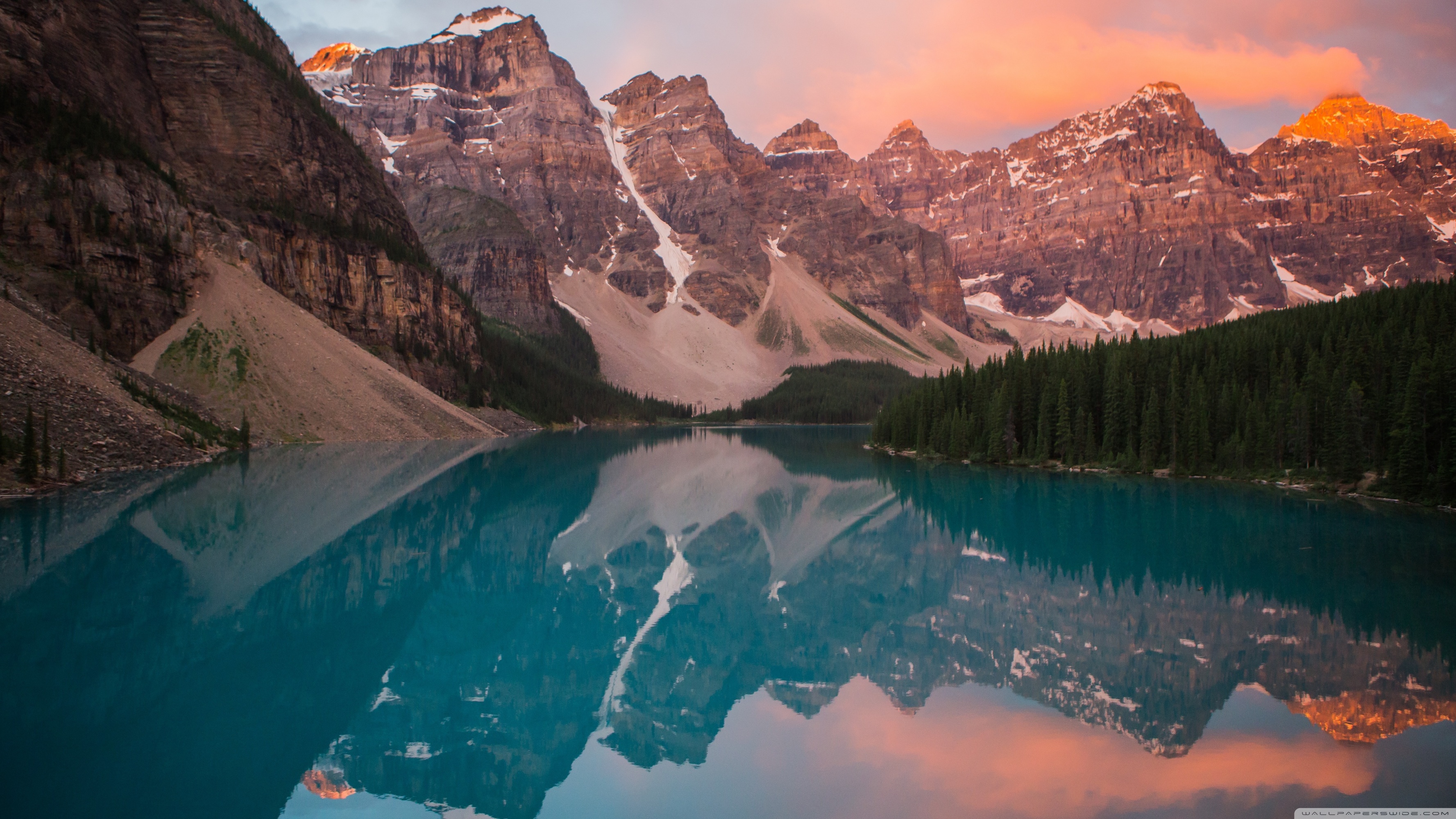 Moraine Lake Wallpaper 4k - HD Wallpaper 