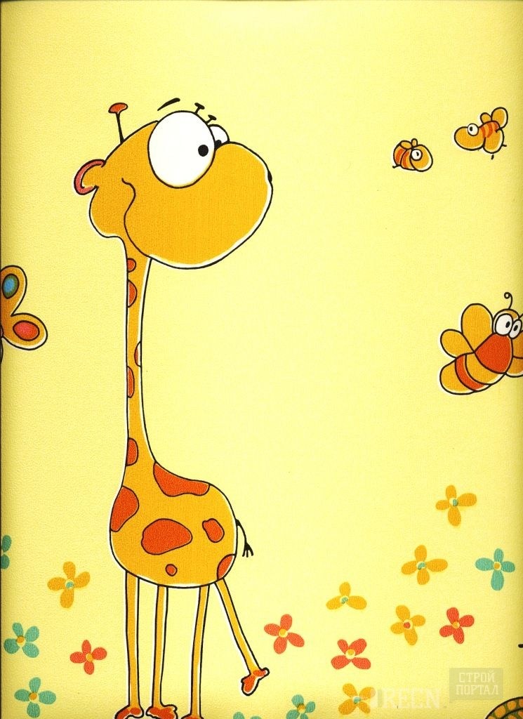 Рисунки На Желтой Стене - HD Wallpaper 