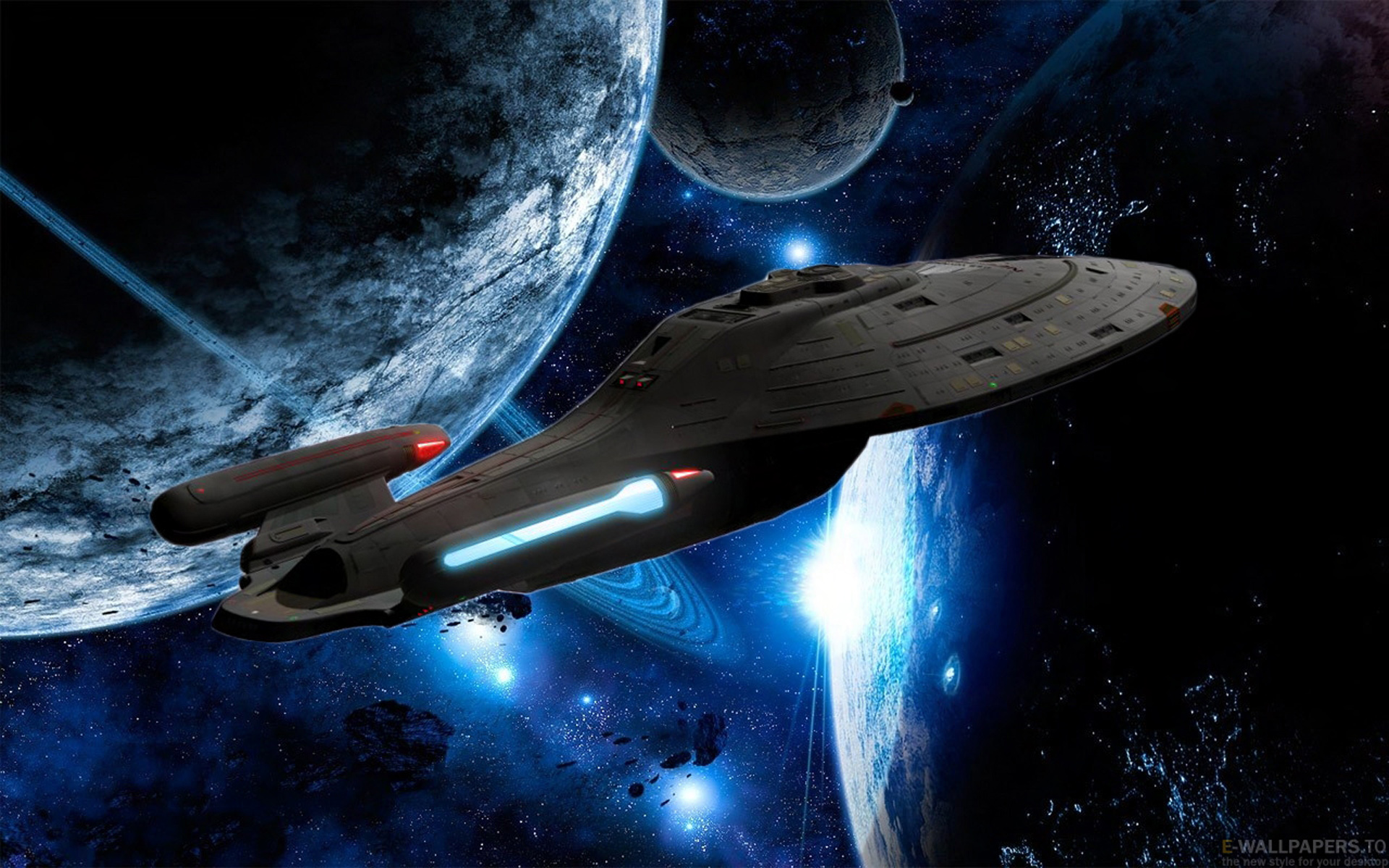 Uss Voyager Desktop - HD Wallpaper 