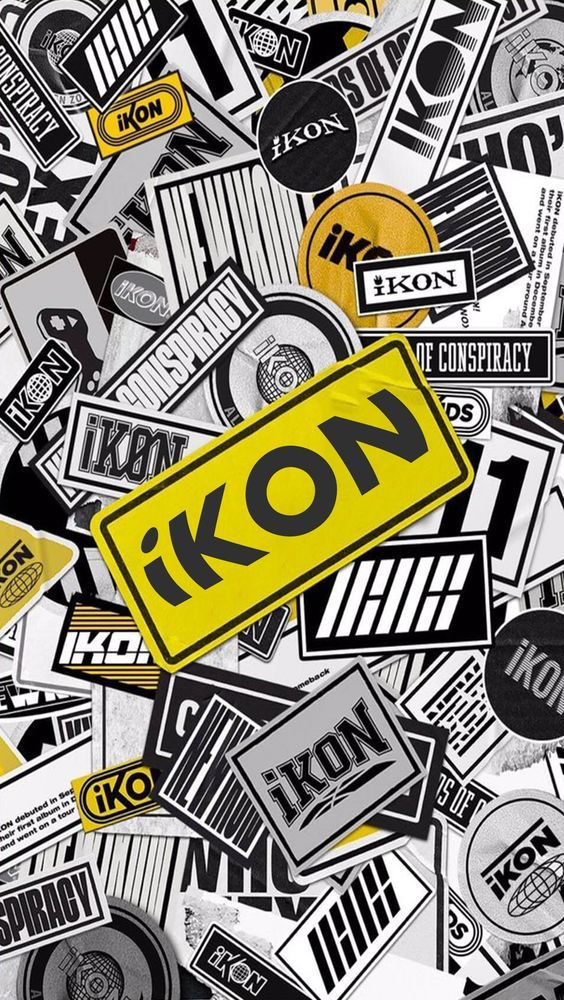 Ikon, Kpop, And Wallpaper Image - Gambar Logo Ikon Kpop - HD Wallpaper 