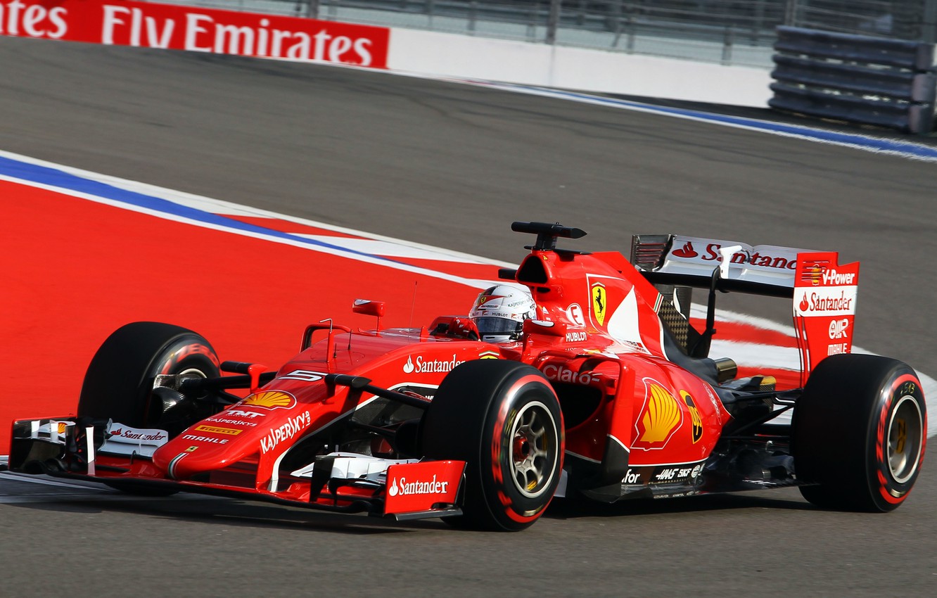 Photo Wallpaper Ferrari, Formula 1, Sochi - Race Track - HD Wallpaper 