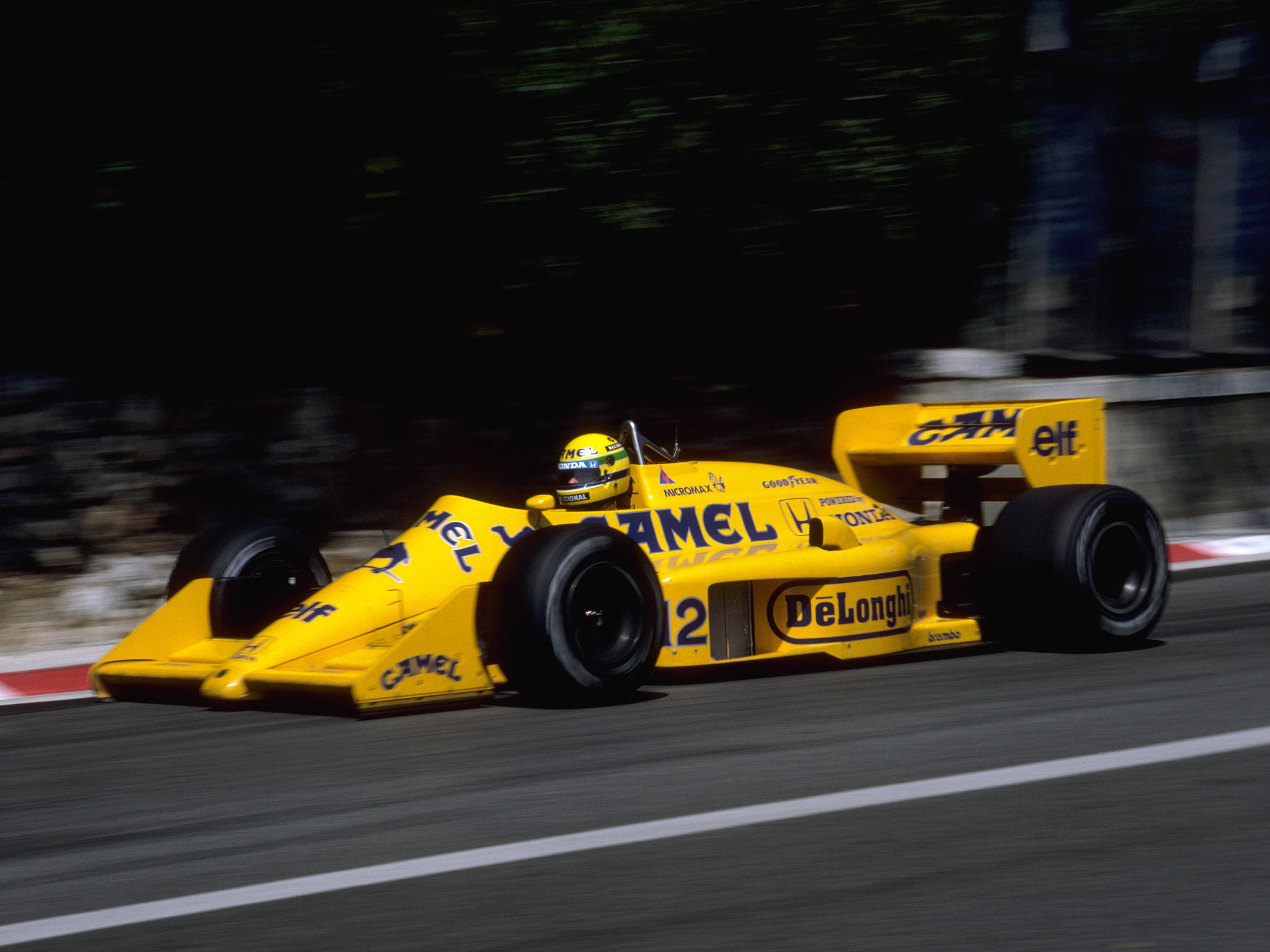 Ayrton Senna Lotus 1987 - HD Wallpaper 