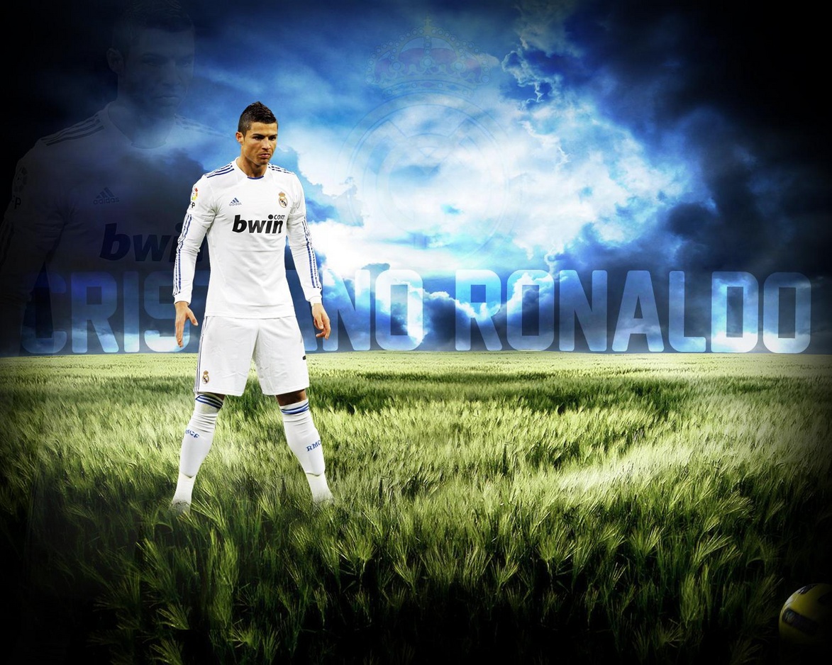 Koleksi Wallpaper Cristiano Ronaldo Di Real Madrid - Ronaldo Cr7 Real Madrid Cr7 - HD Wallpaper 