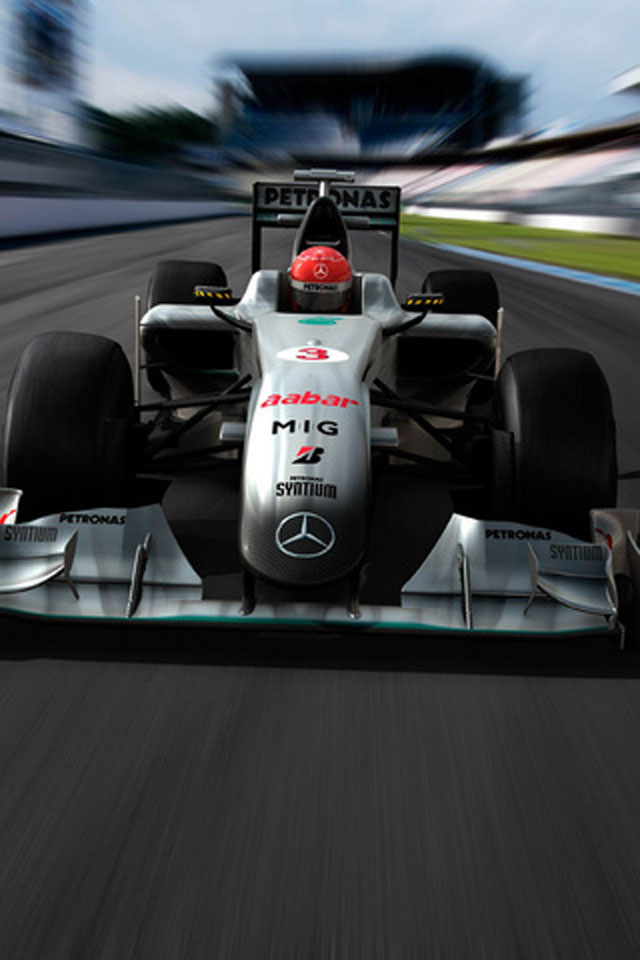 Formula 1 Ipod Touch Wallpaper - Michael Schumacher Mercedes Gp - HD Wallpaper 
