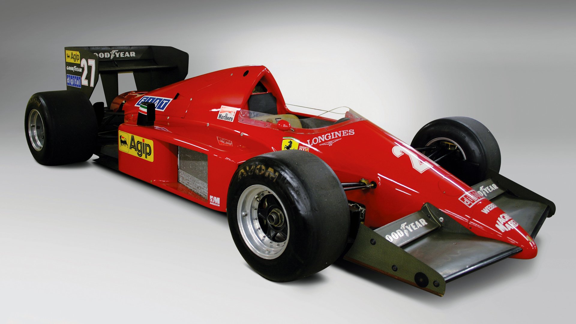 1986 Ferrari F1 Car - HD Wallpaper 