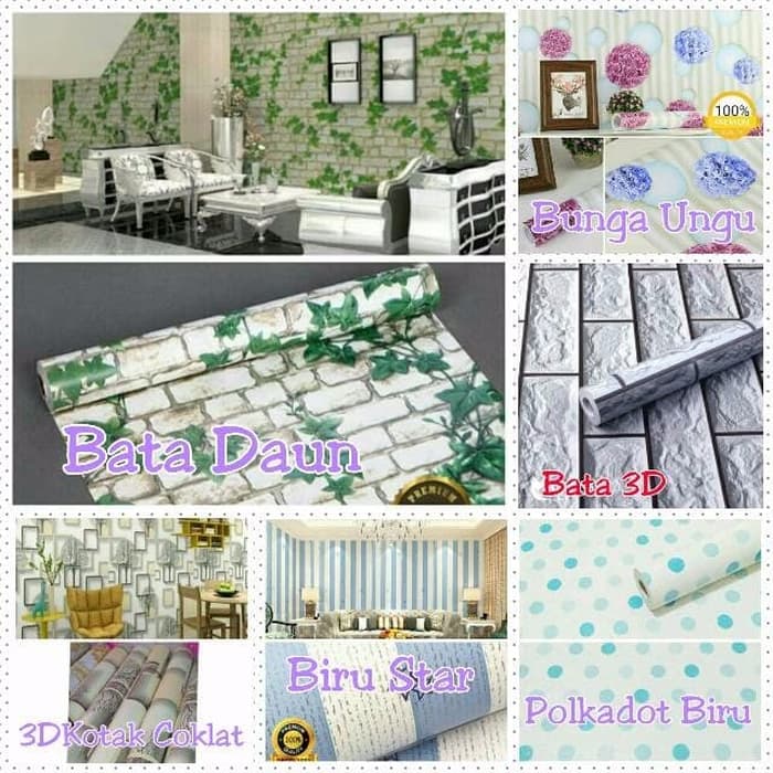 Sticker Dinding Batu Alam - HD Wallpaper 