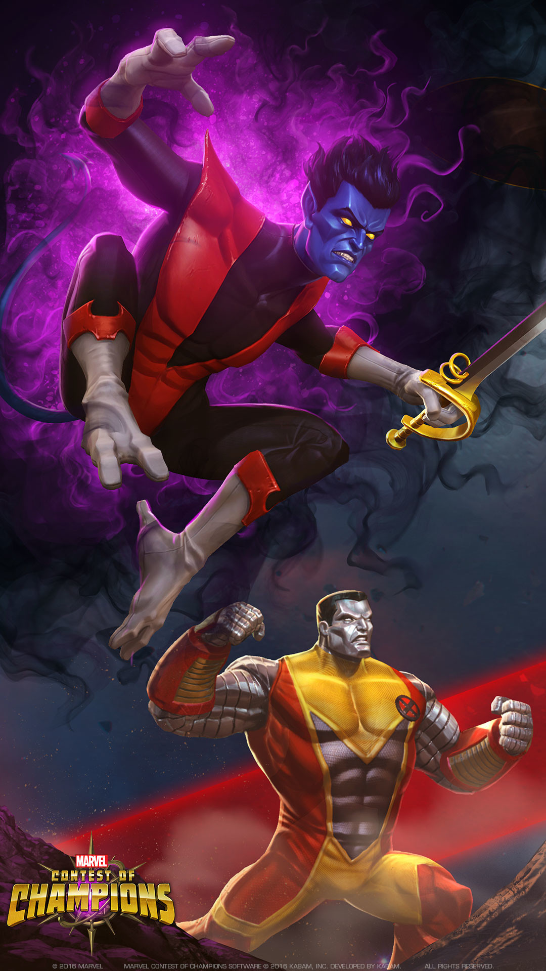 Sion Widjaja Mcoc Cr Nightcrawler Wallpaper 
 Data - X Men Marvel Contest Of Champions - HD Wallpaper 