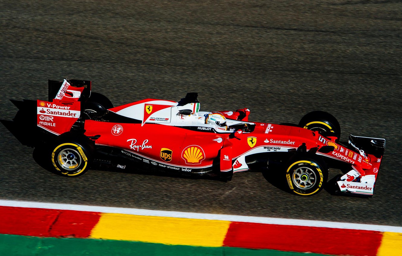 Photo Wallpaper Profile, Ferrari, Formula 1, Vettel, - Formula One Car - HD Wallpaper 