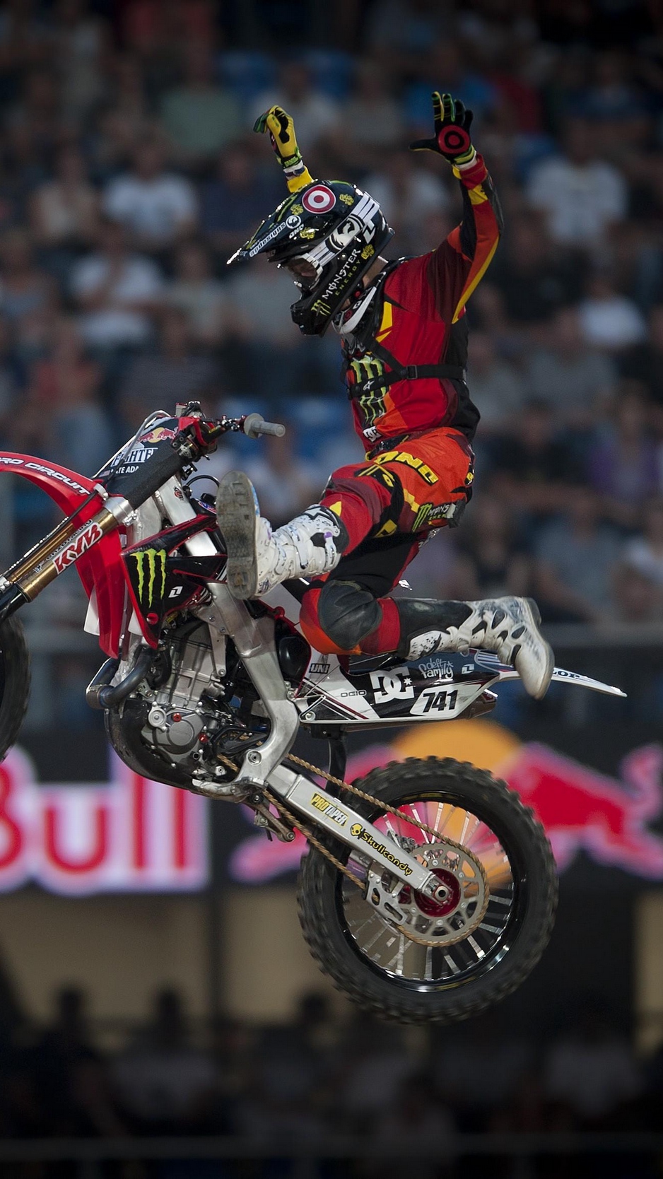 Wallpaper Red Bull, X Games, Nate Adams, Moto - Hd Motocross Red Bull - HD Wallpaper 