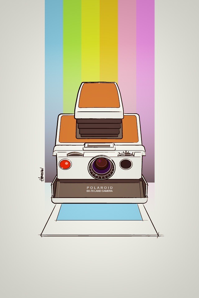 Polaroid Sx70 - HD Wallpaper 