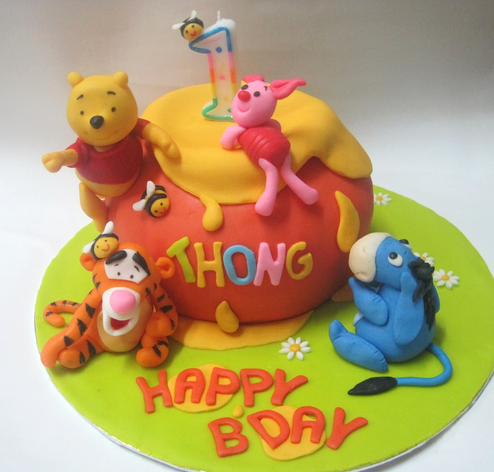 Winnie The Pooh - Winnie The Pooh 3d Cake - HD Wallpaper 