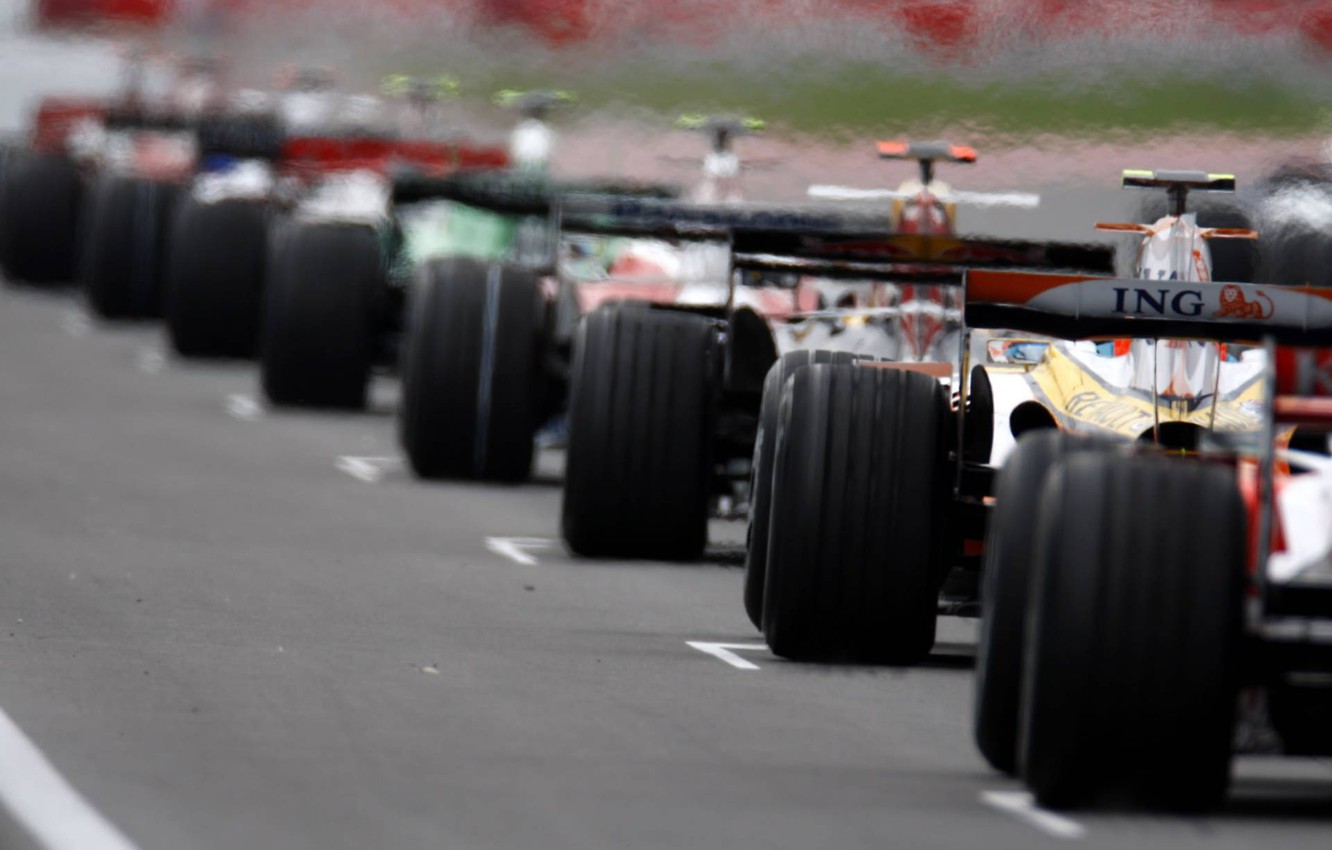 Photo Wallpaper Car, Wheels, Formula 1, Grid - Canadian Grand Prix - HD Wallpaper 