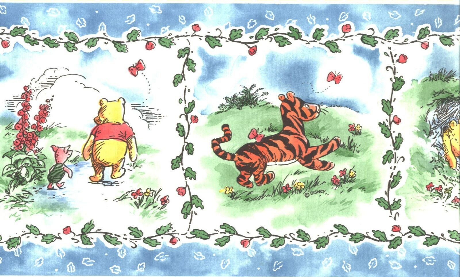 Winnie The Pooh Wallpaper Bedroom Borders - HD Wallpaper 