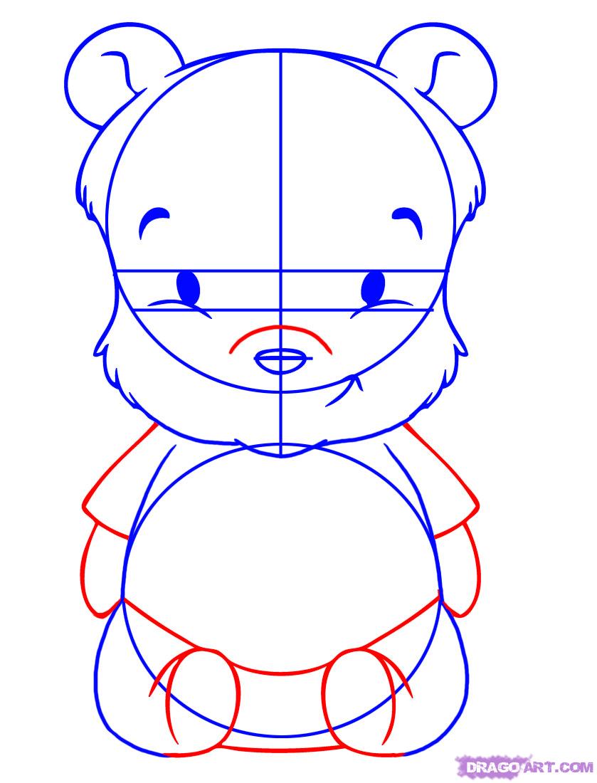 How To Draw Baby Winnie The Pooh Step 5 We Need The - Disney Characters  Drawings Of Baby Minnie Mouse - 839x1100 Wallpaper 