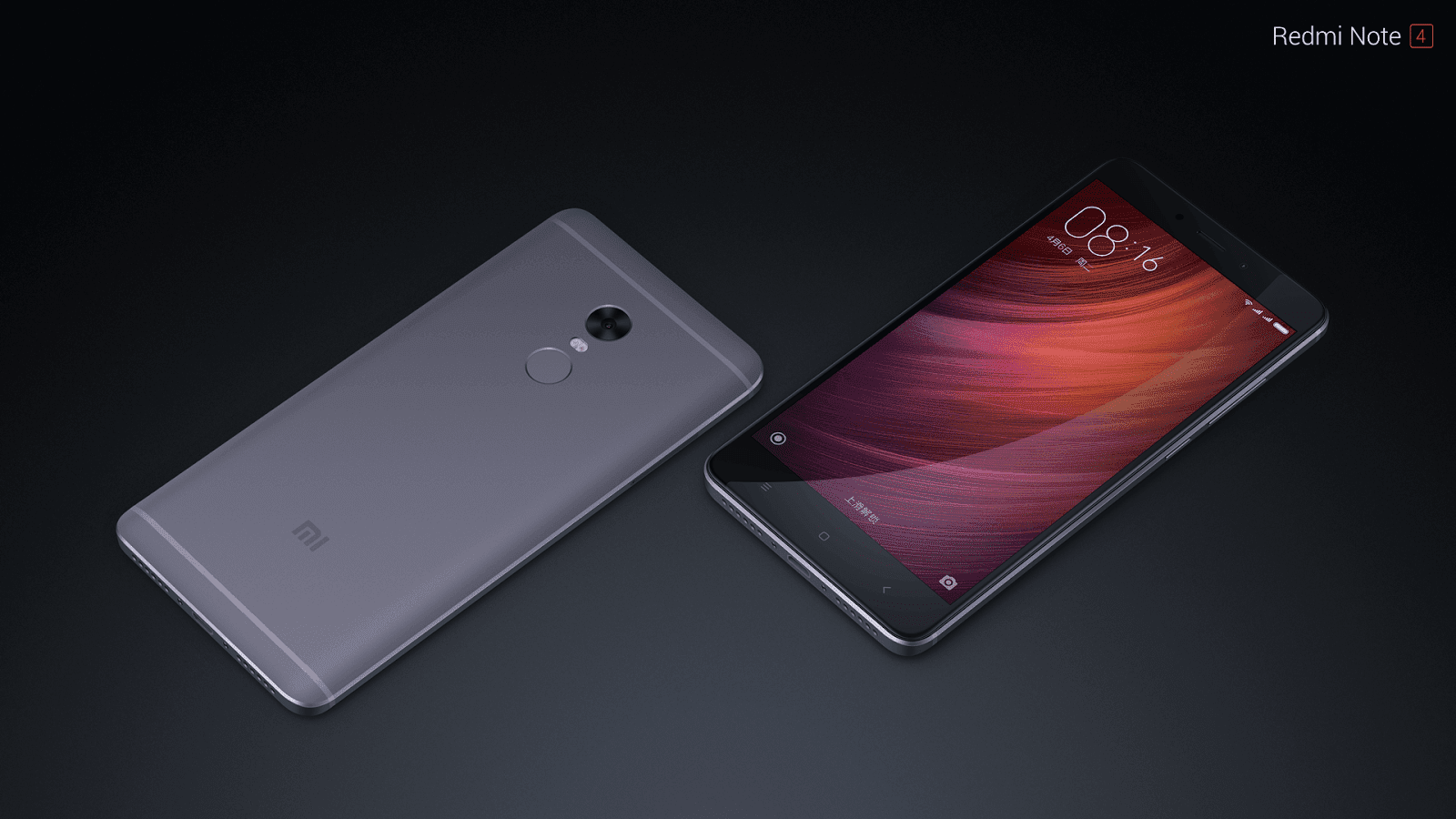 Xiaomi Redmi Note 4 Dark Grey - HD Wallpaper 