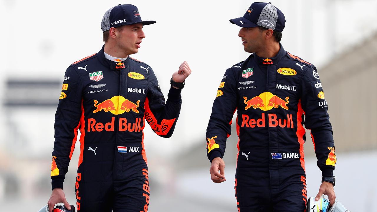 Daniel Ricciardo Max Verstappen - HD Wallpaper 