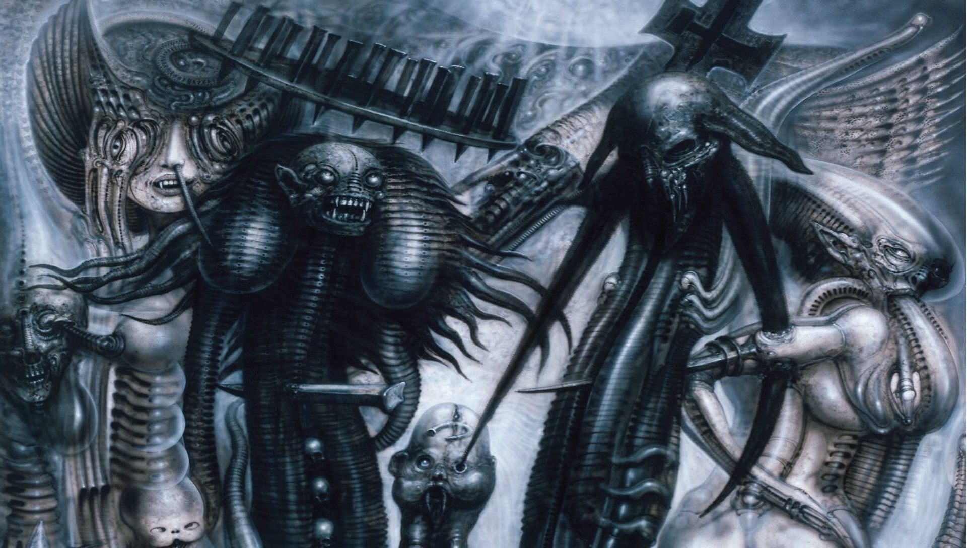 1920x1088, H R Giger Art Artwork Dark Evil Artistic - Hr Giger Scariest Artwork - HD Wallpaper 