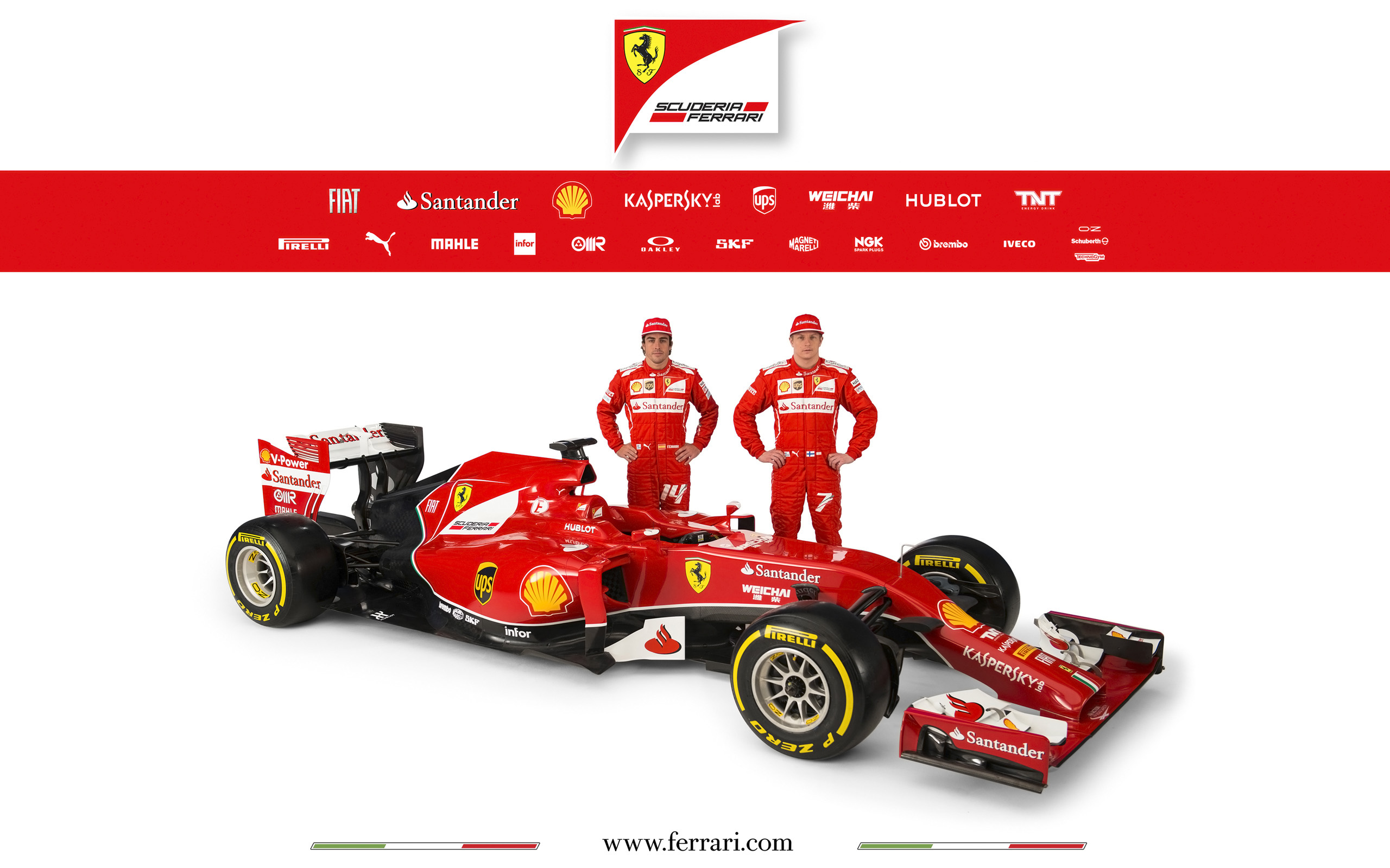 2014 Ferrari F1 Team - HD Wallpaper 