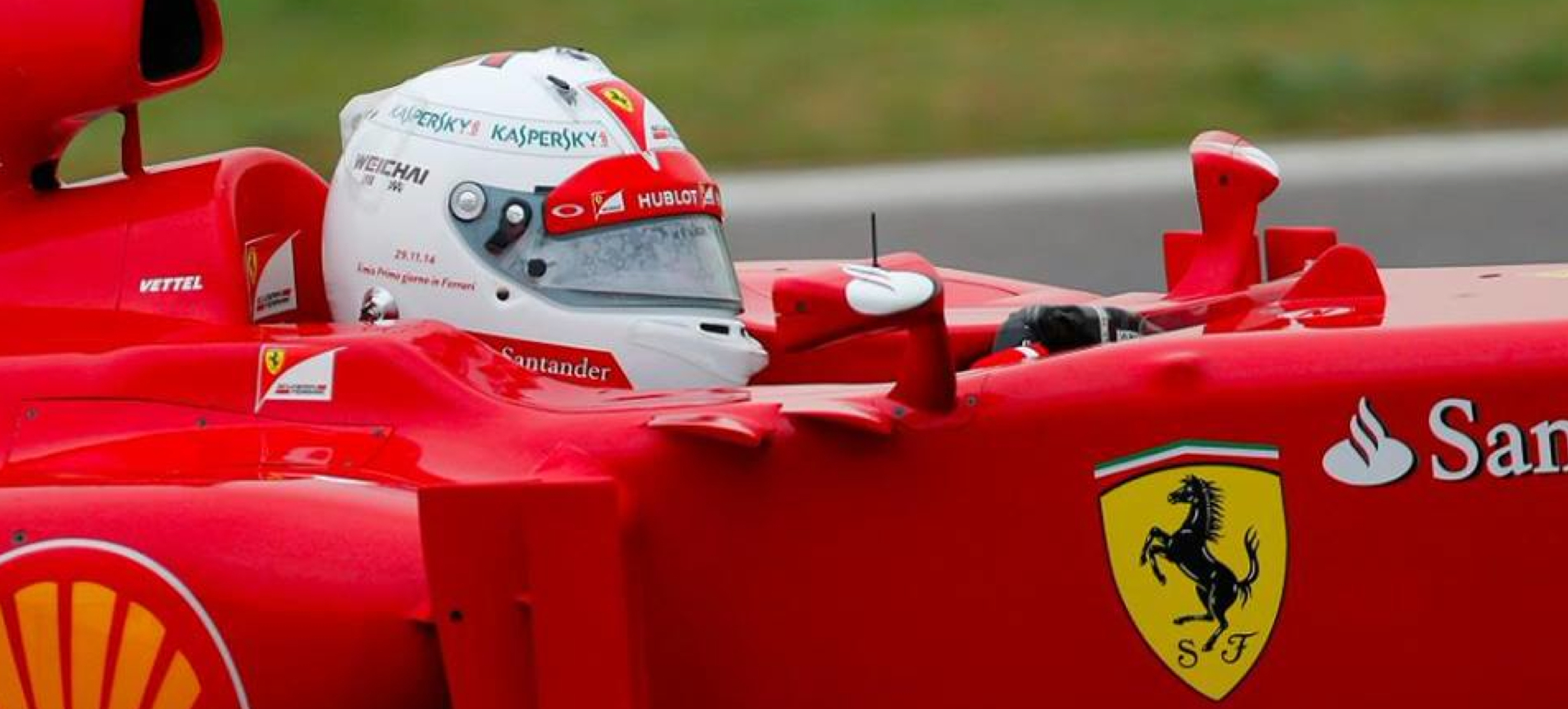Sebastian Vettel First Ferrari - HD Wallpaper 