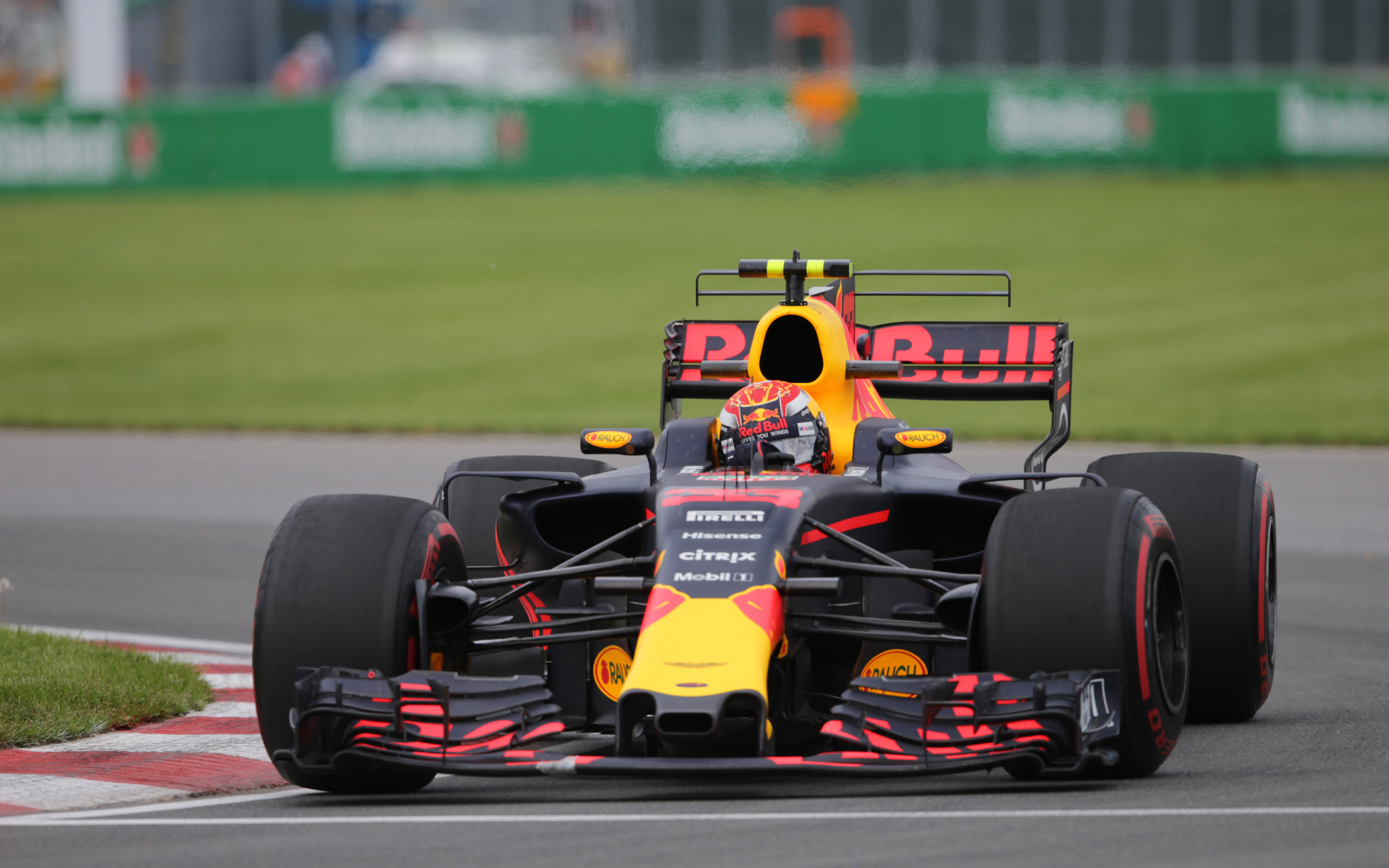 Max Verstappen, 4k, Red Bull Racing, Rb13, Formula - F1 Red Bull Max Verstappen - HD Wallpaper 