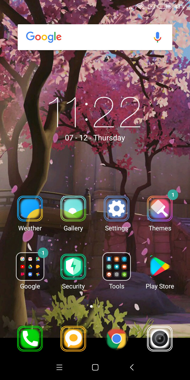 Colorful Leaves Theme Xiaomi - HD Wallpaper 