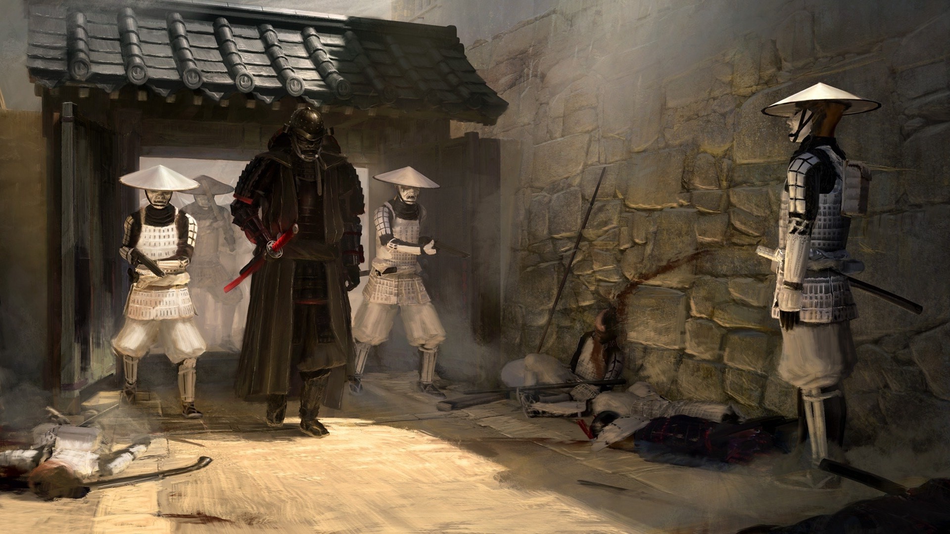 Samurai Star Wars Art - HD Wallpaper 