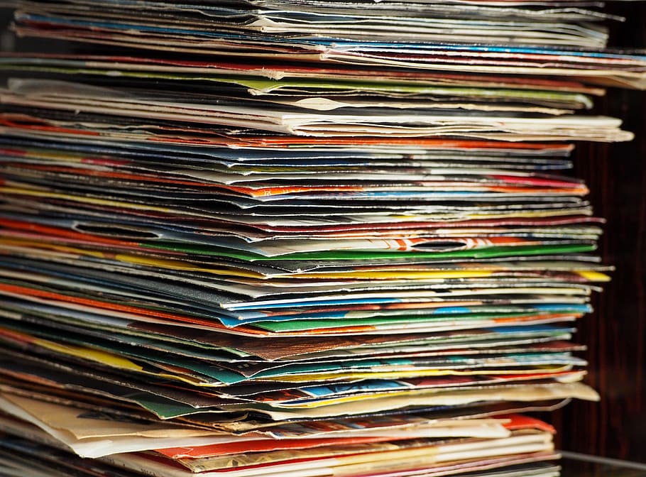 Assorted Magazines, Slabs, Single, Music, Mix, Analog, - Music - HD Wallpaper 
