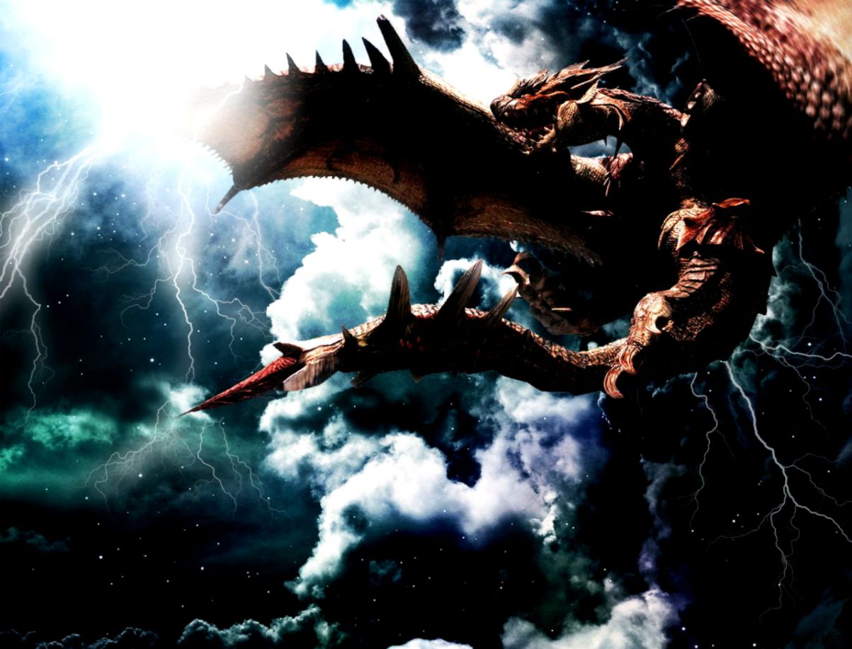 Mind Blowing Fantasy Wallpapers - Monster Hunter Tri - HD Wallpaper 