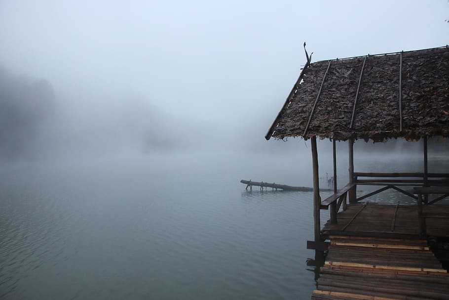 The Mist, Its Zing, Peace Of Mind, Water, Fog, Architecture, - HD Wallpaper 