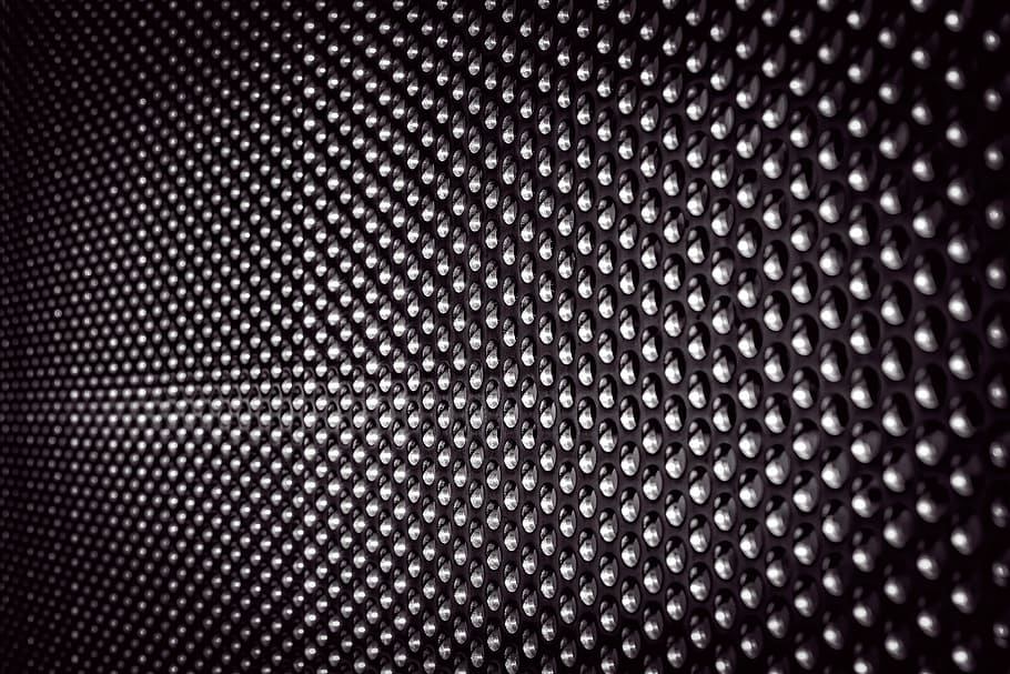 Black Metal Perforated Surface, Decor, Background, - Hank Willis Thomas 14719 - HD Wallpaper 