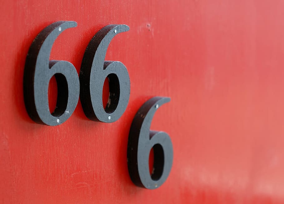 666 Door Number - HD Wallpaper 