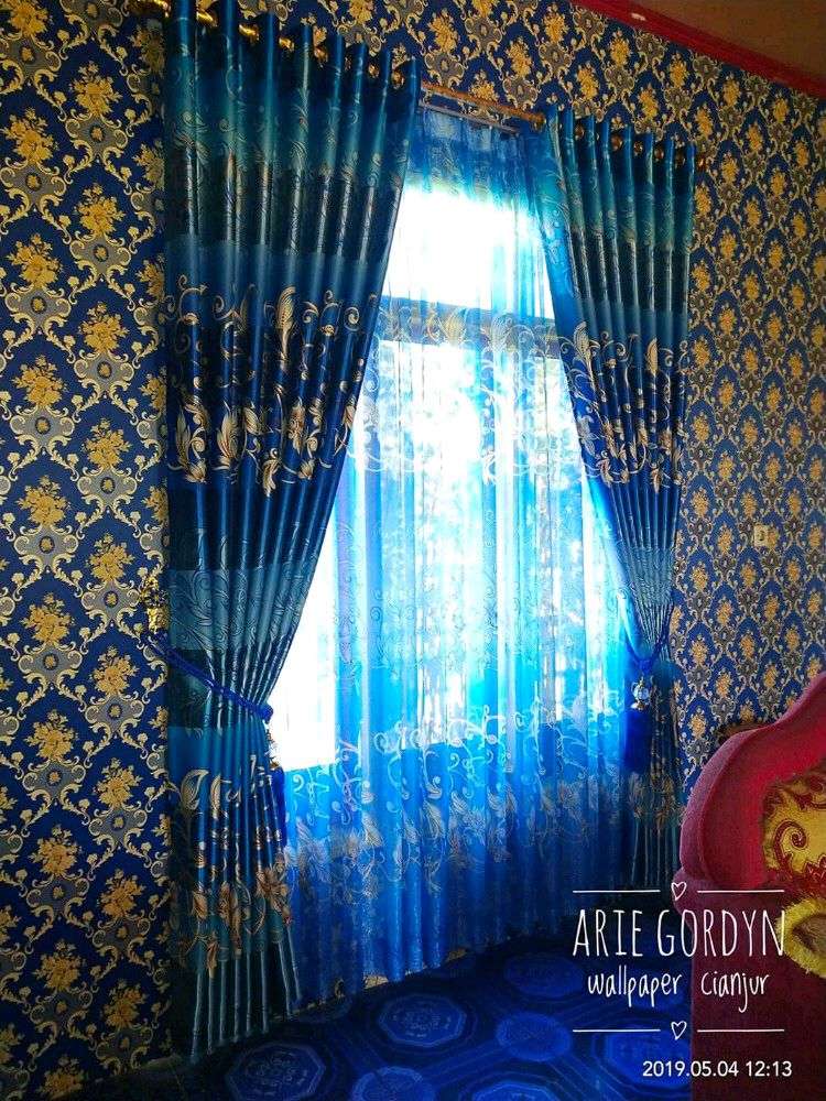 Gorden Gordyn Cipta Karya Terunik 1333 - Window Covering - HD Wallpaper 