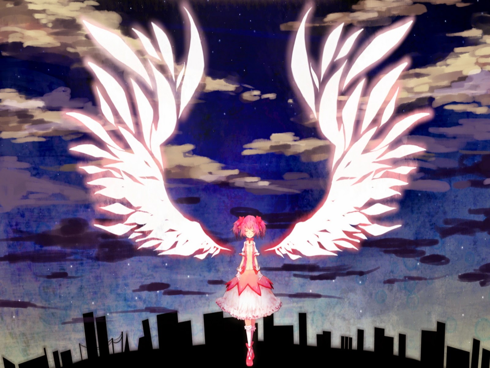Girl With Wings Anime - HD Wallpaper 
