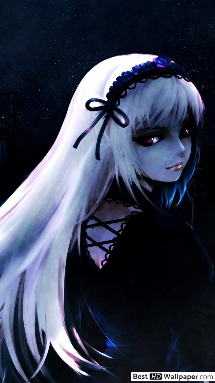 Dark Anime Girl Wallpaper Hd - HD Wallpaper 