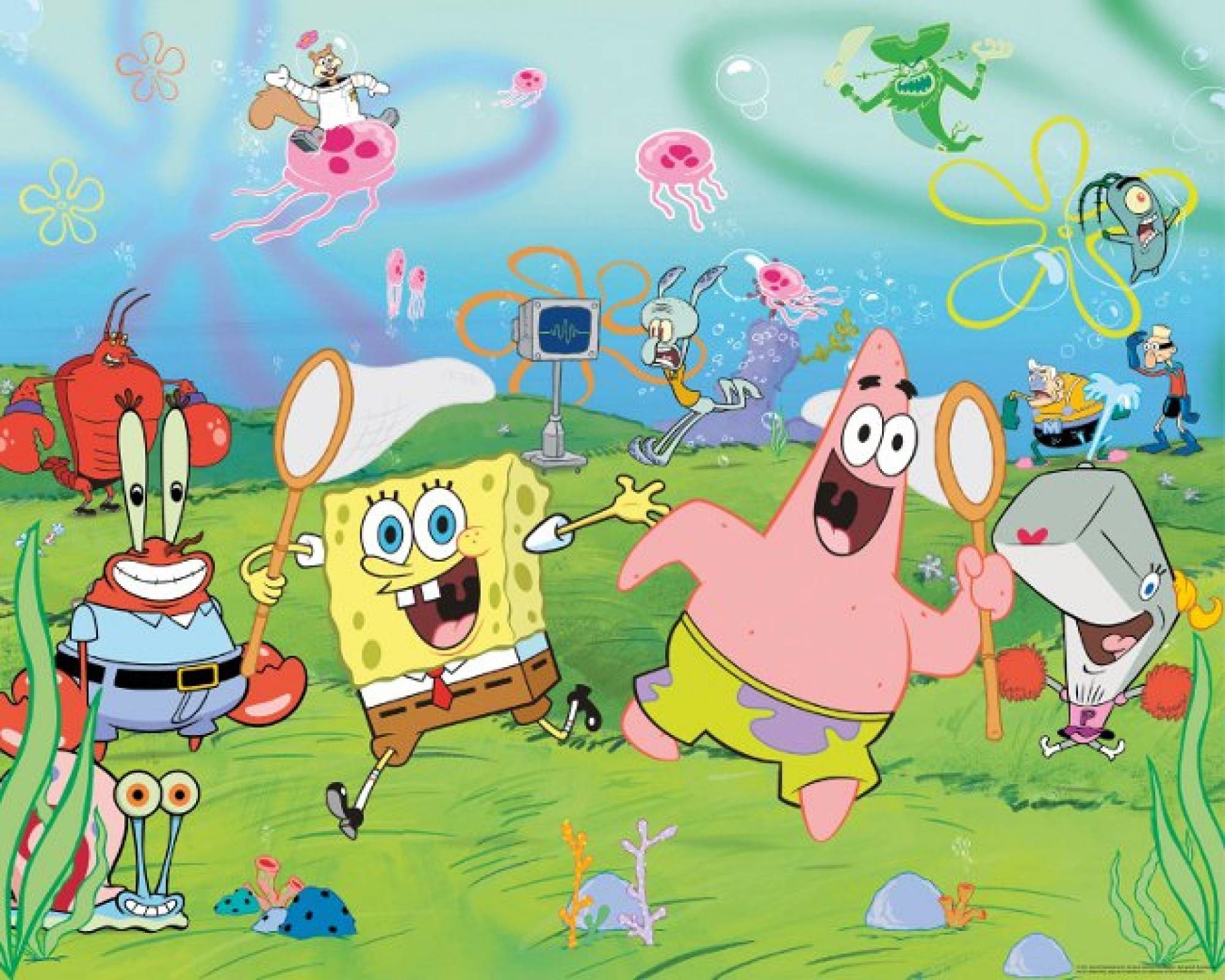 Spongebob Background - HD Wallpaper 