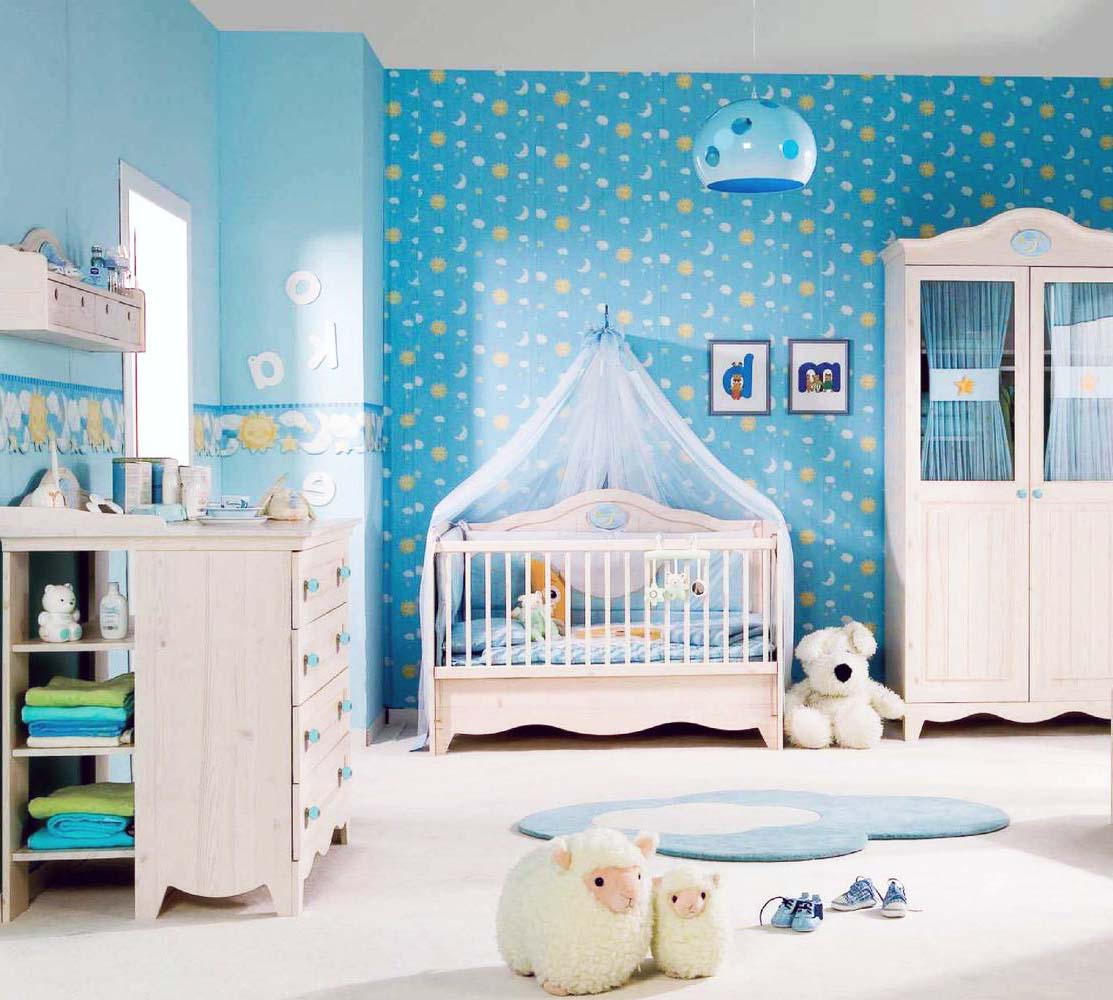 Cute Boy Baby Room - HD Wallpaper 
