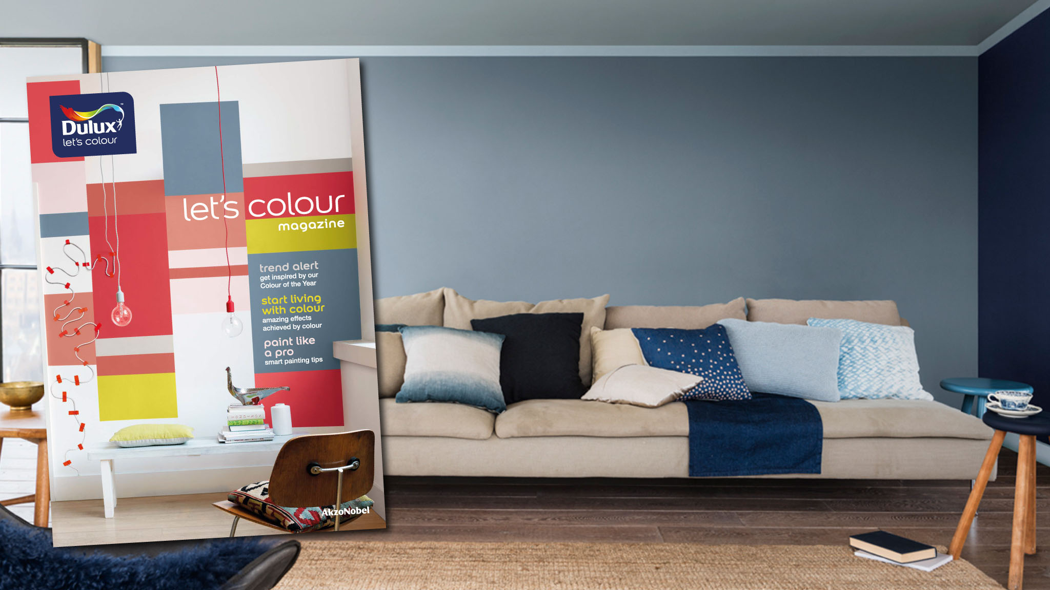 Denim Drift Dulux Paint - HD Wallpaper 