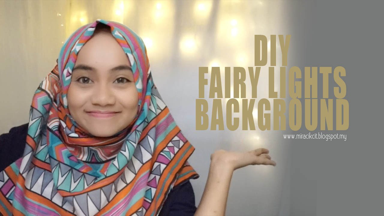 Diy Fairy Lights Backdrop - HD Wallpaper 