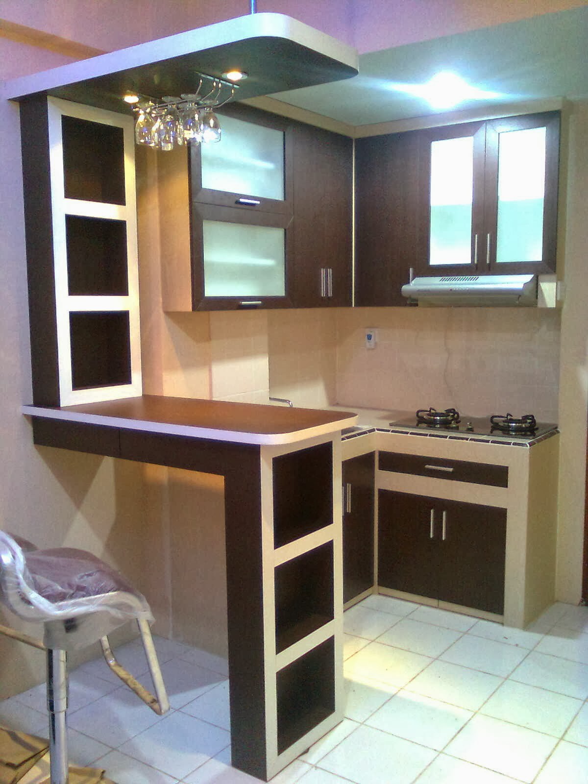 Wallpaper Dapur Kecil Small Kitchen Design With Mini Bar 1200x1600 Wallpaper Teahubio