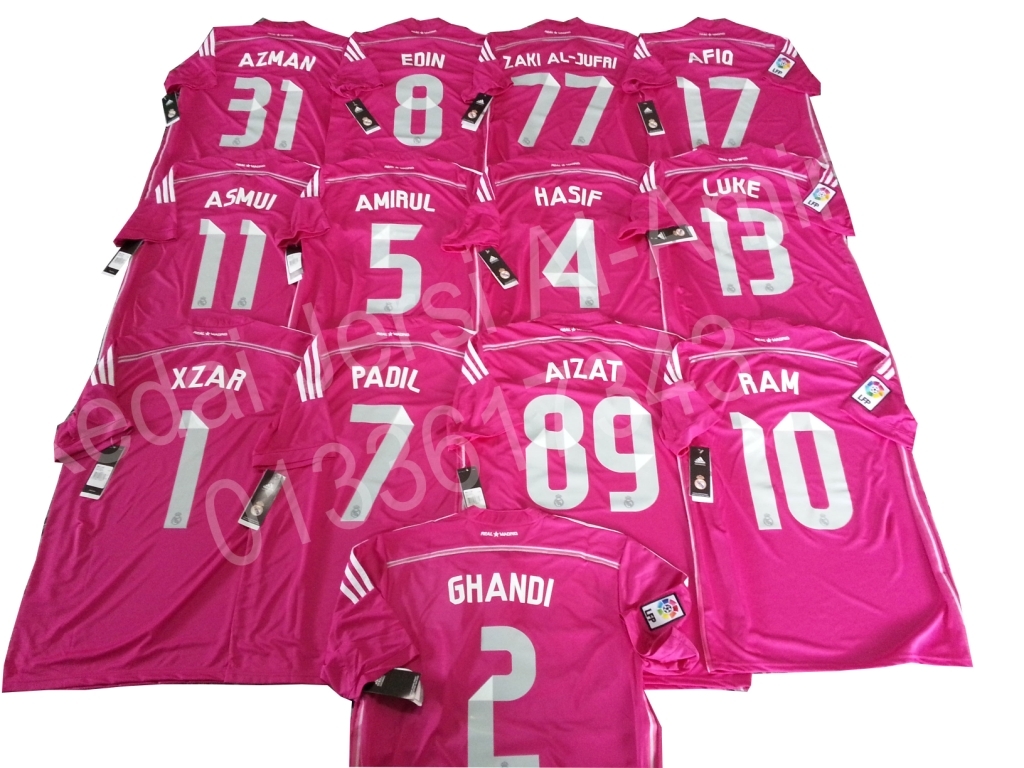 Real Madrid Pink Jersey Wallpaper - Real Madrid Jersey 14 15 Pink - HD Wallpaper 