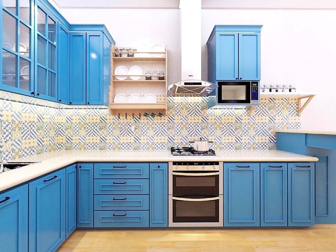 27 Desain Dapur Minimalis Modern Terbaru 2019 Dekor - Keramik Mewah Untuk Dapur - HD Wallpaper 