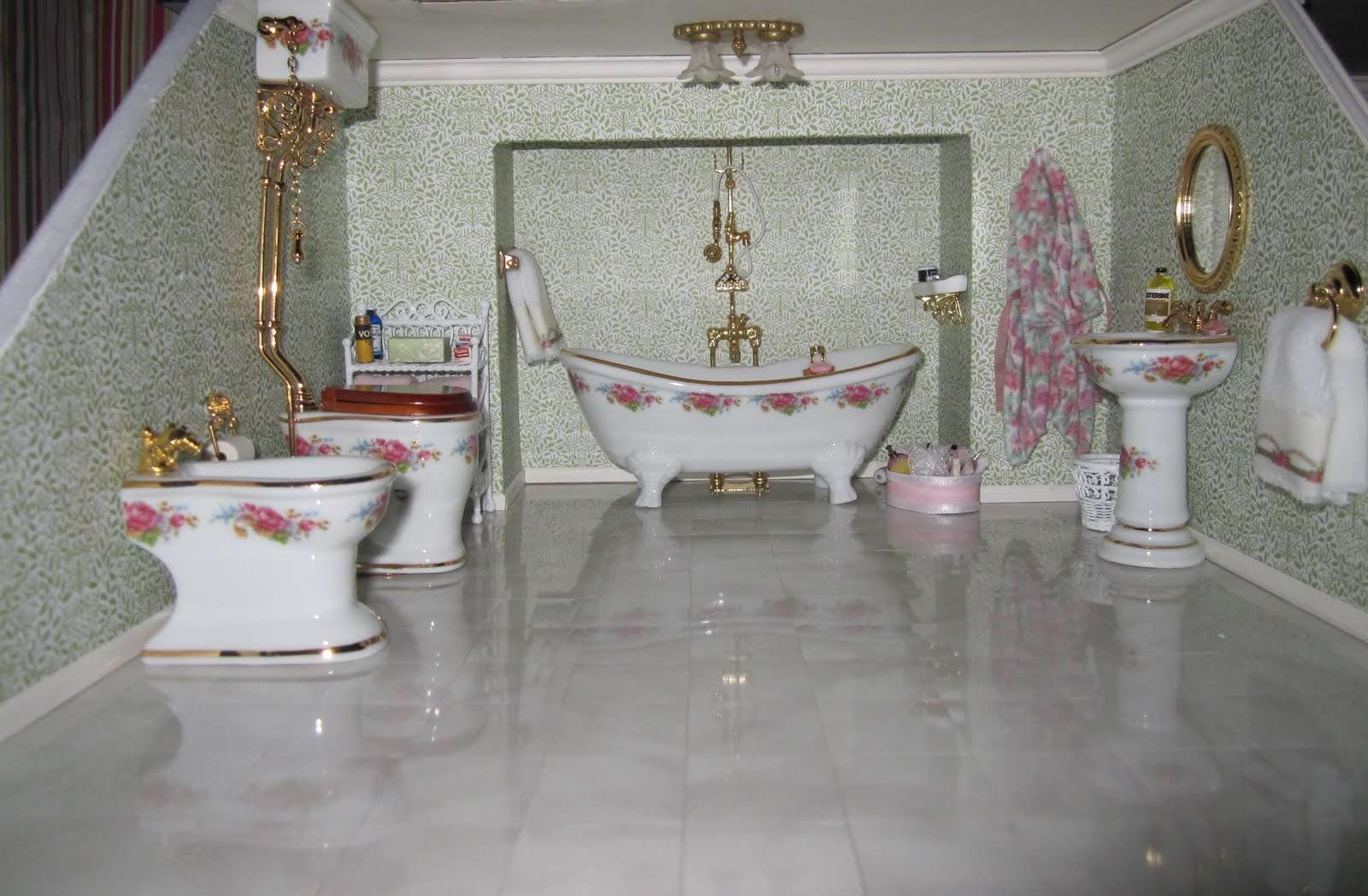 Victorian Era Bathroom Floors - HD Wallpaper 