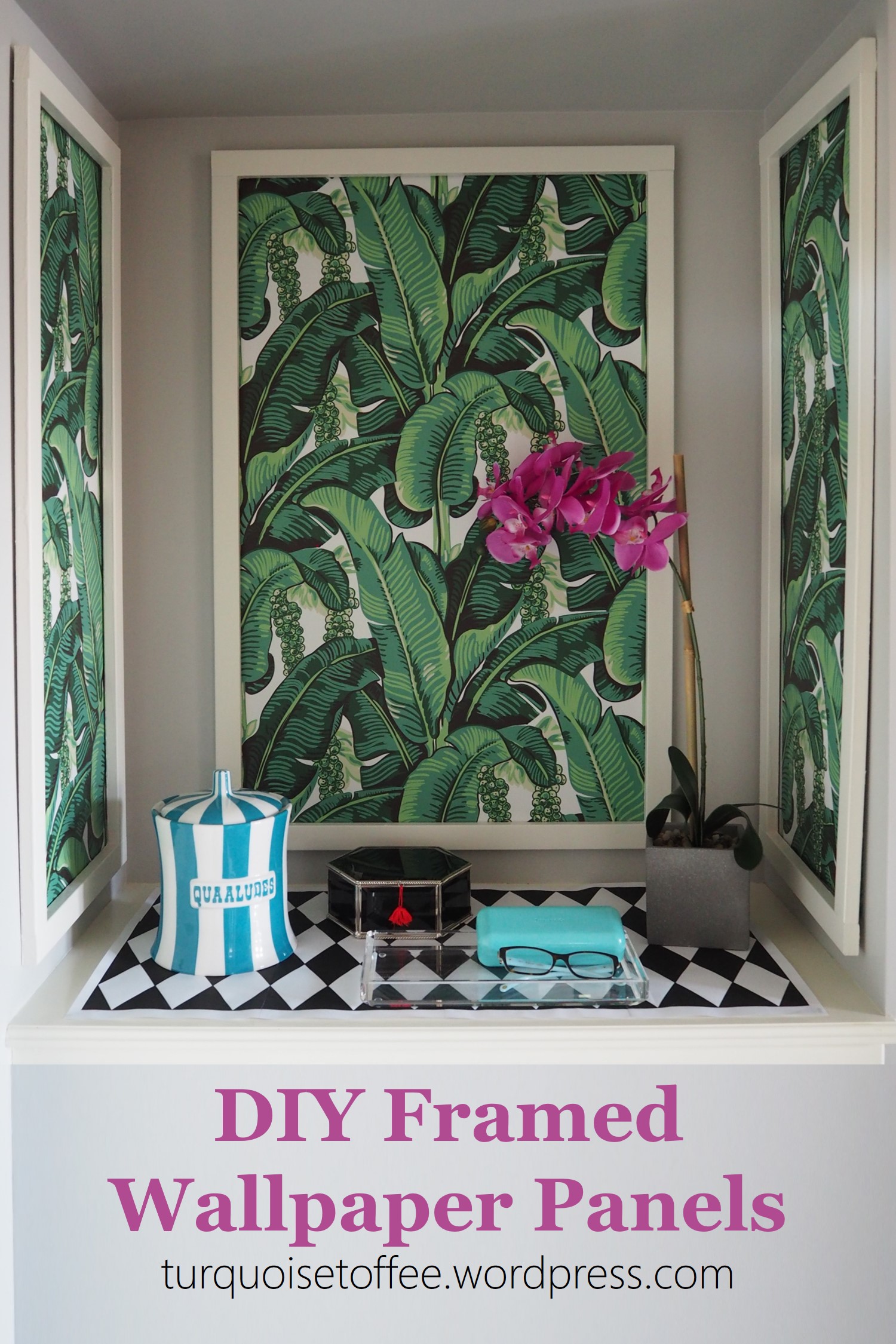Diy Framed Wallpaper Panels Brazilliance - Framed Wallpaper Panels - HD Wallpaper 