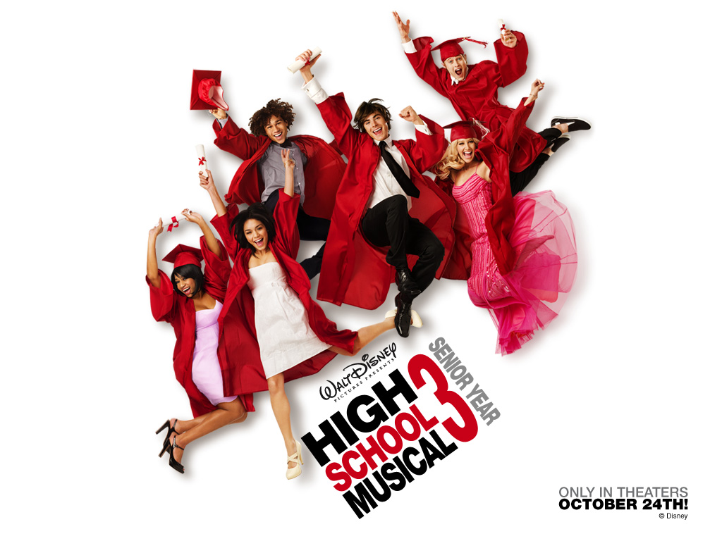High School Musical - High School Musical 3 Movie Poster - HD Wallpaper 