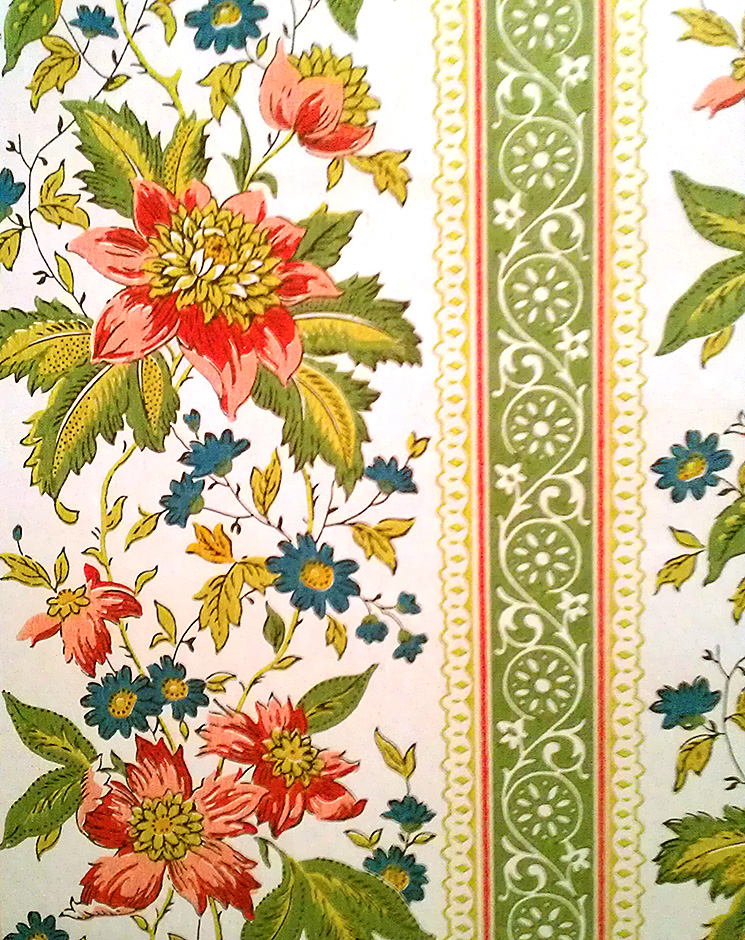 Floral Wallpaper In The Niedermeyer Building - Wallpaper - HD Wallpaper 