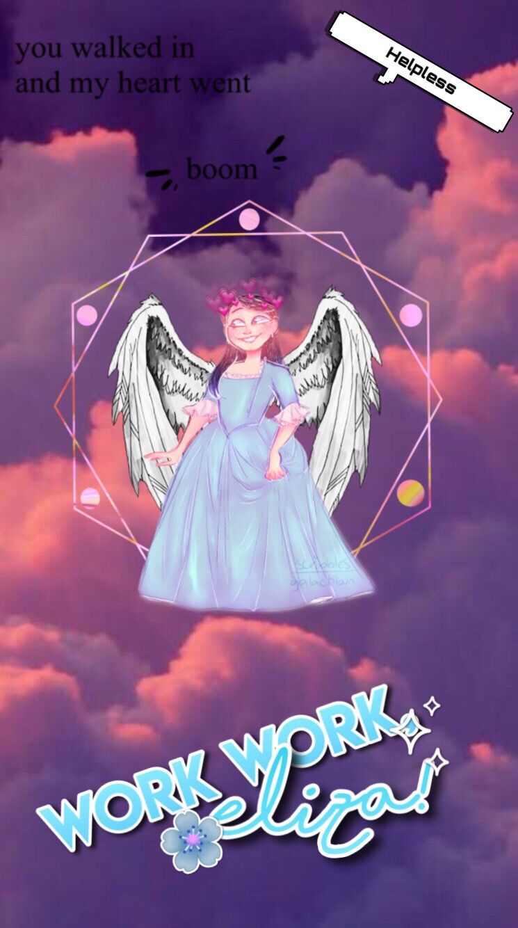 Eliza Wallpaper💙 - Aesthetic Backgrounds Purple Clouds - HD Wallpaper 