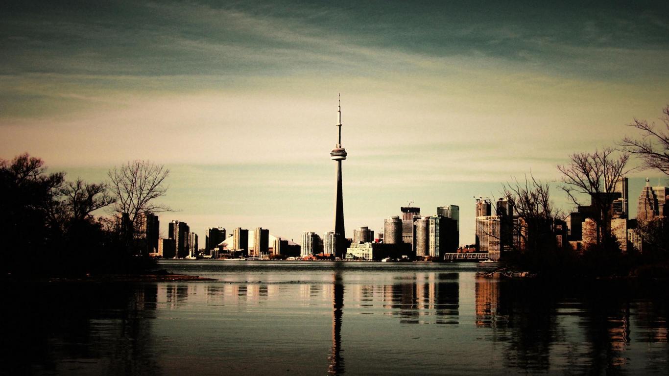 Cn Tower Skyscraper Wallpaper Hd - Toronto Fc Desktop Background - HD Wallpaper 